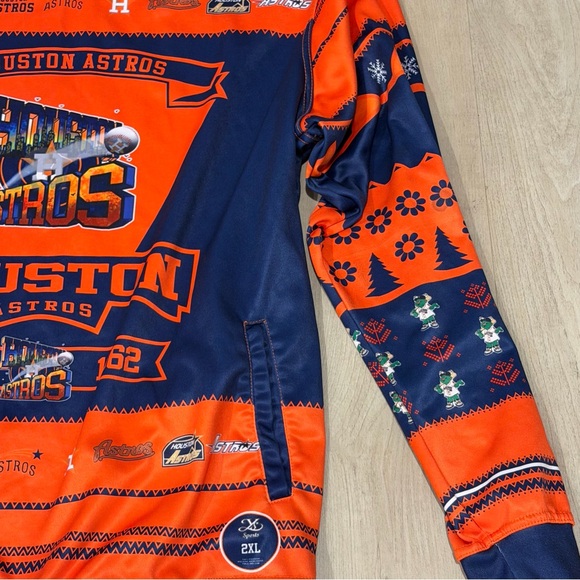 Houston Astros Ugly Christmas Sweater XXL - Picture 2 of 6